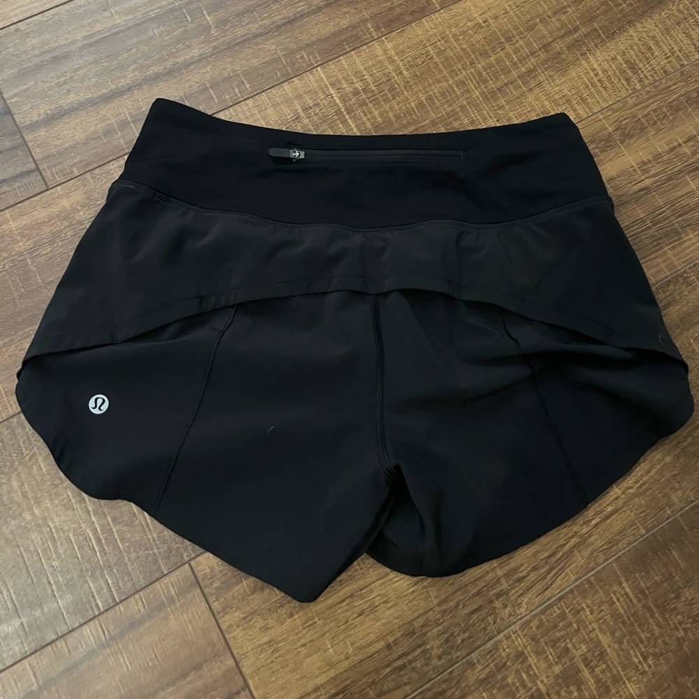 lululemon athletica speed up mid rise 4” lined shorts